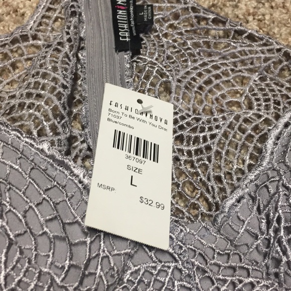 Grey Brand new fashion nova dress Never worn out! - Picture 7 of 7